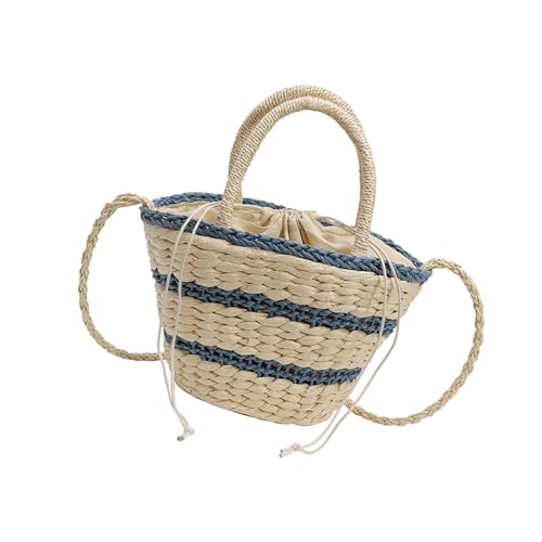 UncleS Freundliche Strohhandtasche Mit Weicher Futter Umhängetasche Casual Crossbody Bags Handtasche Für Strandferien Und Stadtspaziergänge Freundliche Modebag von UncleS