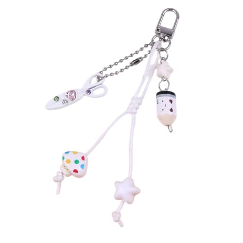 Geflochtenes Seil Schlüsselbund Schere Bleistift Tasche Anhänger Charm Fashion Rucksack Accessoires Für Handtasche Geldbeutel Dekorationen Geschenke Tasche Anhänger Charme von UncleS