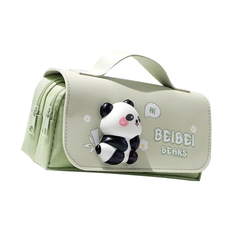 UncleS Große Bleistiftkoffer Reißverschluss Bleistiftbeutel Tragbarer Stiftorganisatoren Aufbewahrungstasche Reise Make Up Für Die Studentische Studentische Student Pen von UncleS