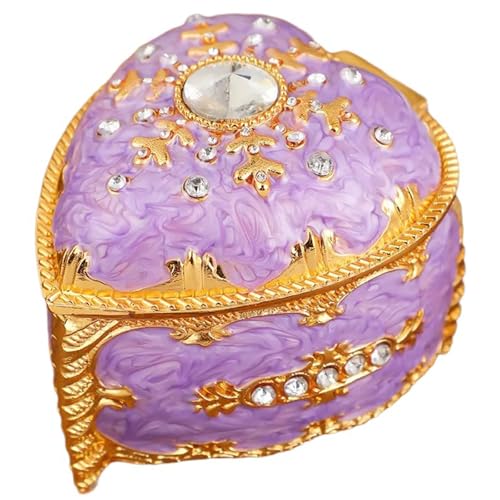 UncleS Herzförmige Schmuck Präsentationskasten Plüsch Innenorganisator Hülle Für Halskette Armband Stylische Eheringe Velvets Innenschmuckhalter von UncleS