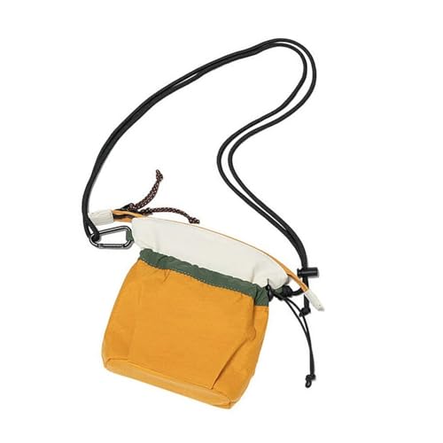 UncleS Kontrastfarbe Umhängetasche Für Frauen Sport Crossbody Einfache Telefonspeicherin Kordelmessen Frauen Draw String Schulter Telefon Aufbewahrung Mode Crossbody von UncleS