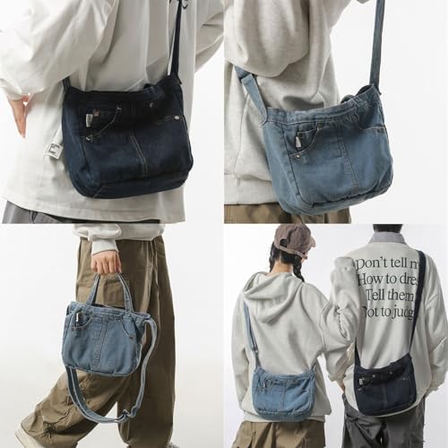 UncleS Lässige Wäsche Jeans Stoff Handtasche Crossbody Umhängetasche Mit Verstellbarem Riemen Für Frauen Die Einzigartige Stile Künstlerische Umhängetasche Suchen UncleS Lässige Wäsche Jeans Stoff Handtasche Crossbody Umhängetasche Mit Verstellbarem Riemen Für Frauen Die Einzigartige Stile Künstlerische Umhängetasche Suchen von UncleS