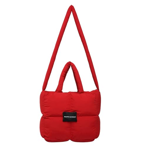 UncleS Leichte Gesteppte Nylon Umhängetasche Mit Weicher Down Füllung Für Frauen Stilvolle Handtasche Große Kapazität Crossbody Taschen Crossbody Nylon Geldbeutel von UncleS