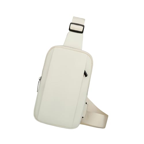 UncleS Leichte Und Funktionale Herren Brustbeutel PU Leder Schulter Crossbody Taschen Für Die Arbeitsschule Oder Freien Unterhaltsamer Brusttasche Geeignet von UncleS