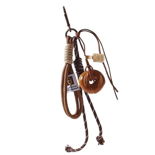 UncleS Leichtes Brotbagel Schlüsselbund Mit Modedesigns Geldbeutel Anhänger Keyring Ornament Für Taschen Und Schlüsseldekoration Kreativer Geschenkkeyring von UncleS