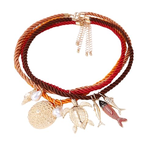 UncleS Marine Animal Halskette Verstellbarer Schmuck Zink Legierung Legierter Anhänger Strandpartys Accessoire Für Küstenstilliebhaber Zinklegierung Strand Halskette Für Frauen UncleS Marine Animal Halskette Verstellbarer Schmuck Zink Legierung Legierter Anhänger Strandpartys Accessoire Für Küstenstilliebhaber Zinklegierung Strand Halskette Für Frauen von UncleS