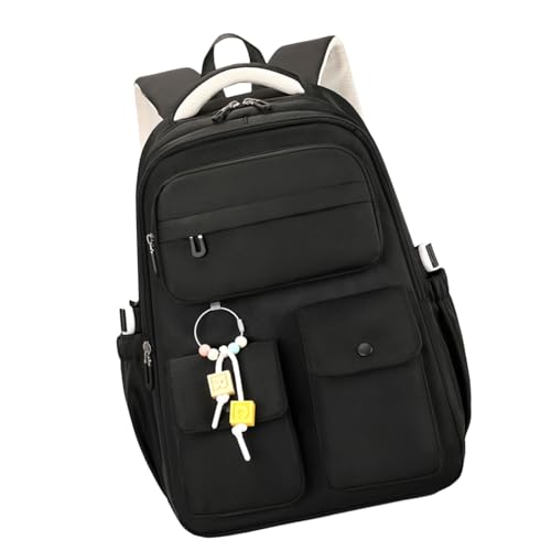 UncleS Mehrfachpocket Rucksack Schulbeutel Ästhetischer Reiseback Rucksack Große Kapazität Daypacks Mädchen Reisen Großkapazität Schülern School Teen Lightweight Laptop von UncleS