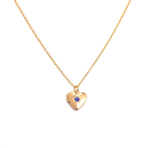 UncleS Mehrzweckherzherzfoto Box Halskette Mode Metall Geburtshelferlegierung Textur Geeignet Für Modedamen Stilvolle Frauen von UncleS