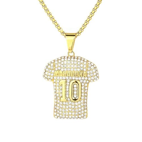 UncleS Mode Alloy Soccer Halskette Fashion Schmucklegierung Textur Für Sportliebhaber Und Trendsetters Modesportkette Geeignet von UncleS