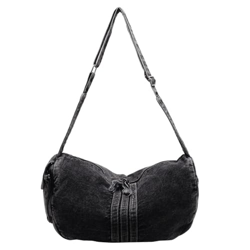 UncleS Mode Jean Umhängetasche Geräumige Und Praktische Crossbody Geldbörse Lässig Satchel Satchle Geldbörsen Für Stilvolle Frauen Casual Crossbody Tasche von UncleS