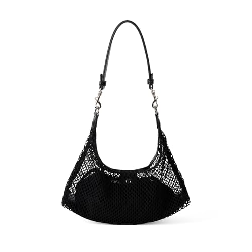 UncleS Mode Schultertasche Große Kapazität Hohlloch Out Top Handtasche Leichte Unterarmtasche Für Den Täglichen Gebrauch Mode Achselbaus Geldbeutel von UncleS