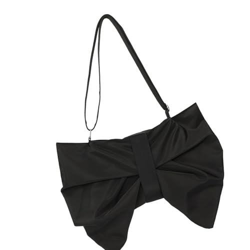 UncleS Modebögen Unterarmtasche Nylon Ruch Achselbindungsbodentasche Crossbody Umhängetaschen Geeignet Für Arbeitstermine Und Einkaufsfahrten Stilvolle Crinkle Textur Geldbörse von UncleS