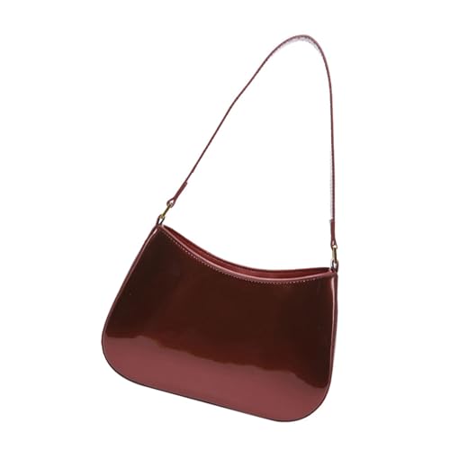 UncleS Moderne Frauen Alltägliche Umhängetasche PU Leder Achselbeutel Satchel Retro Look Mit Praktischen Designs Trendige Weibliche Tasche von UncleS