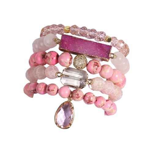 UncleS Natursteinarmband Verstellbares Armband Perlen Armbänder Die Frieden Und Selbstdisziplin Für Hoch Entwickeltes Outfit Perlen Armreifen Verbessern von UncleS