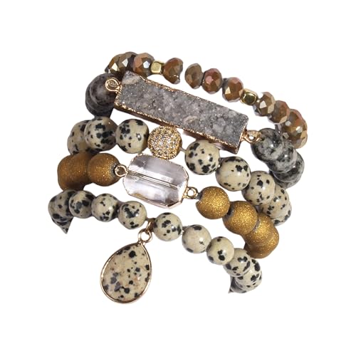 UncleS Natursteinarmband Verstellbares Armband Perlen Armbänder Die Frieden Und Selbstdisziplin Für Hoch Entwickeltes Outfit Perlen Armreifen Verbessern von UncleS