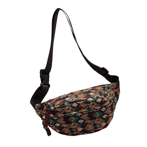 UncleS Praktische Frauen Leinwand Umhängetasche Für Frauen Casual Crossbody Geldbörse Große Kapazität Freien Freien Für Den Täglichen Gebrauch Stilvolles Blaues Accessoire von UncleS