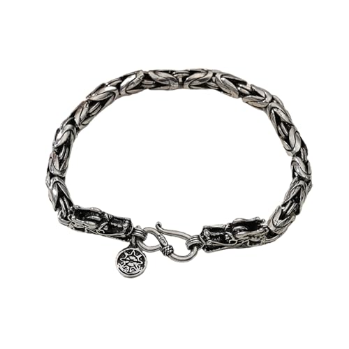 UncleS Punkstile Dragon Charme Armband Hip Hop Anpassbare Ethnische Handchain Accessoire Für Mode Enthusiasten Vintage Hip Hop UncleS Punkstile Dragon Charme Armband Hip Hop Anpassbare Ethnische Handchain Accessoire Für Mode Enthusiasten Vintage Hip Hop von UncleS