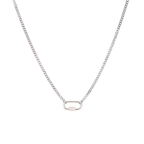 UncleS Raffinierte Ovale Verbindung Halskette Zeitgenössische Halskette Mit Unverwechselbarem Elliptischen Verschluss Für Stylesbegeisterte Drehen Offene Verschluss UncleS Raffinierte Ovale Verbindung Halskette Zeitgenössische Halskette Mit Unverwechselbarem Elliptischen Verschluss Für Stylesbegeisterte Drehen Offene Verschluss von UncleS