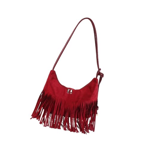 UncleS Retro Crossbody Bag Für Frauen Quasten Schulter Achsel von UncleS