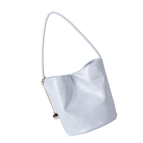 UncleS Retro Pu Leder Umhängetasche Stilvolle Und Praktische Eimerbeutel Casual Handtasche Abend Geldbeutel Für Modische Frauen Casual Umhängetasche von UncleS