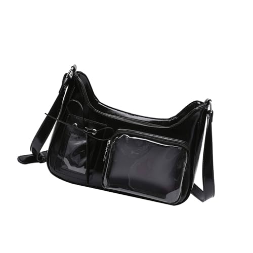 UncleS Schöne Itabag Clear Crossbody Bag Pu Leder Schulter Pendeln Japanische Stils Messenger Für Tägliche Japanische Stile Crossbody Pu Leder Ita Schöne Schulter Für Mädchen von UncleS