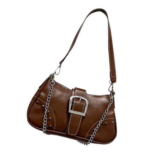 UncleS Stilvolle Einfarbige Frauenhandtasche Mit Kettenschmuck Vielseitige Umhängetasche Für Die Große Kapazität Für Reisen Und Vielseitige Modebeutel UncleS Stilvolle Einfarbige Frauenhandtasche Mit Kettenschmuck Vielseitige Umhängetasche Für Die Große Kapazität Für Reisen Und Vielseitige Modebeutel von UncleS