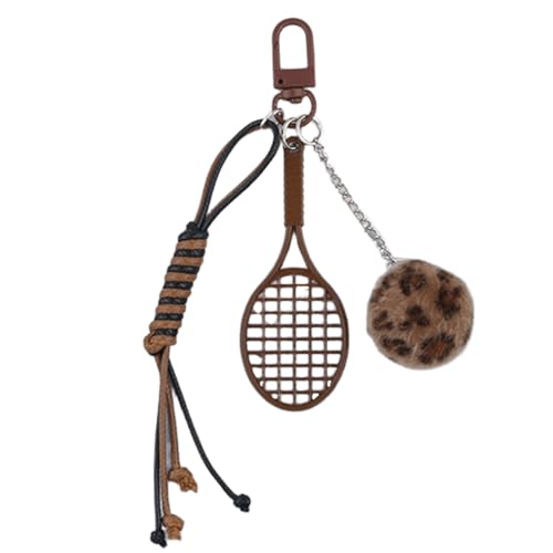 UncleS Stilvoller Schläger Inspiriert Plush Ball Bag Ornament Mode Taschen Anhänger Dekore Für Trendige Personen Und Sportliebhaber Schlüsselbund von UncleS