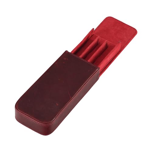 UncleS Vintage Leder Bleistift Hülle PUSCH Fountain Pen CASE FOUNTAINHALTER VERFAHREN FÜR DIE STUDERIGE MÄNNER TREATEN von UncleS