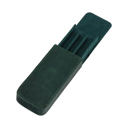 UncleS Vintage Leder Bleistift Hülle PUSCH Fountain Pen CASE FOUNTAINHALTER VERFAHREN FÜR DIE STUDERIGE MÄNNER TREATEN von UncleS