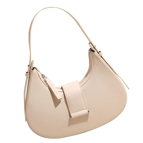 UncleS Women Aberarm Bag Fashionhalf Mond Winter Handtasche Geldbörse All Matching Achsel Retro Schulter Retro Schulter Für Frauen PU Leder Achselbaus Autumn Winter Handtasche von UncleS