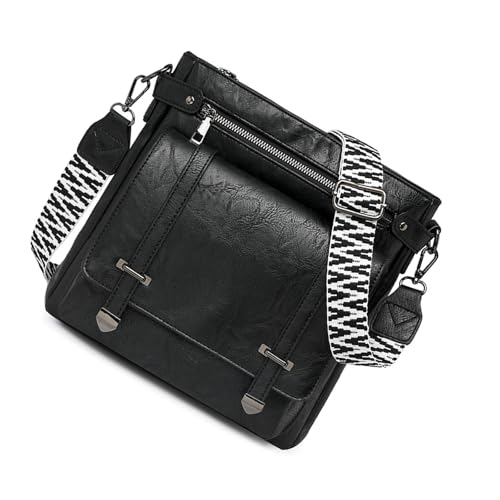 UncleS Women Eimer Bag Stilvolle Schulter Trendige Pendeln Multipockets Messenger Großer Kapazität Crossbody Frauen Crossbody Große Kapazität Schulterpendelpendelmodeimer von UncleS