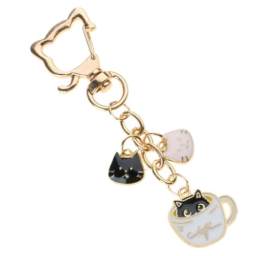 Weiche Und Praktische Katzen Designs Bag Anhänger Taschen Charme Schlüsselbund Für Rucksäcke Schlüssel Oder Auto Decors Handtasche Ornament Cartoon Cats Schlüsselbund von UncleS