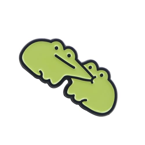 Wunderliche Frösche Pin Brosche Stilvolle Frösche Revers Stift Juwely Ideal Für Rucksäcke T Shirts Und Jacken Lustig Für Rucksack von UncleS