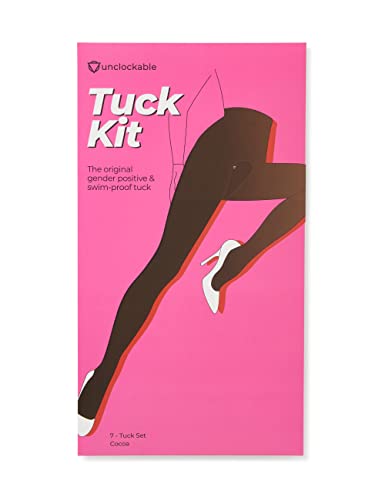 Unclockable T-Tape Tuck Kit – Gaff Alternative – Transgender, NB, Drag Queens, Crossdressing – 7er-Pack, Cocoa, Einheitsgröße von Unclockable