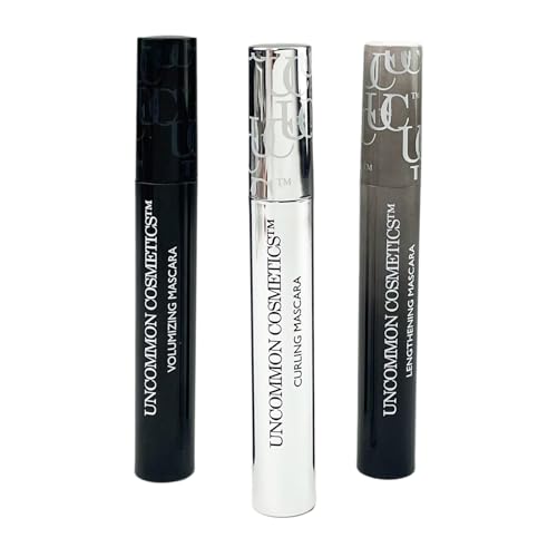 Uncommon Cosmetics Best of Lashes Mascara Collection Set – Smudge Proof Mascara mit Volumen und Länge – Clump-Free, Stunning Lashes – 3 Stück Geschenkset Uncommon Cosmetics Best of Lashes Mascara Collection Set – Smudge Proof Mascara mit Volumen und Länge – Clump-Free, Stunning Lashes – 3 Stück Geschenkset von Uncommon Cosmetics