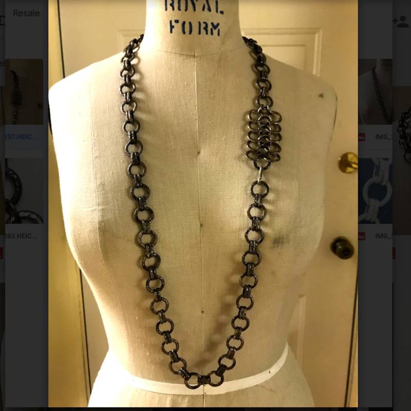 Antike Vintage Halskette Oder Silber Gürtel Antike Vintage Halskette Oder Silber Gürtel von UncommonChatell