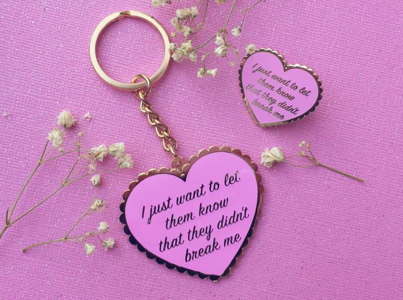 Hübscher Schlüsselanhänger in Pink von UncommonxNonsense