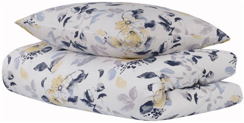 uncover by SCHIESSER Bettwäsche "Florina aus weicher Baumwolle mit einem feinen Blütenprint" 2 Stk. tlg. Made in Green von Uncover By Schiesser