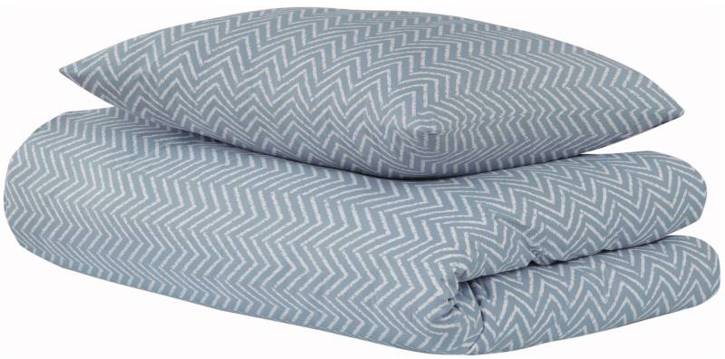 uncover by SCHIESSER Bettwäsche "Grebur aus weicher Baumwolle mit einem dezenten Zickzackmuster" 2 Stk. tlg. Made in Green von Uncover By Schiesser