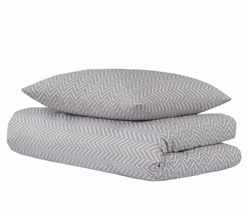 uncover by SCHIESSER Bettwäsche "Grebur aus weicher Baumwolle mit einem dezenten Zickzackmuster" 2 Stk. tlg. Made in Green von Uncover By Schiesser