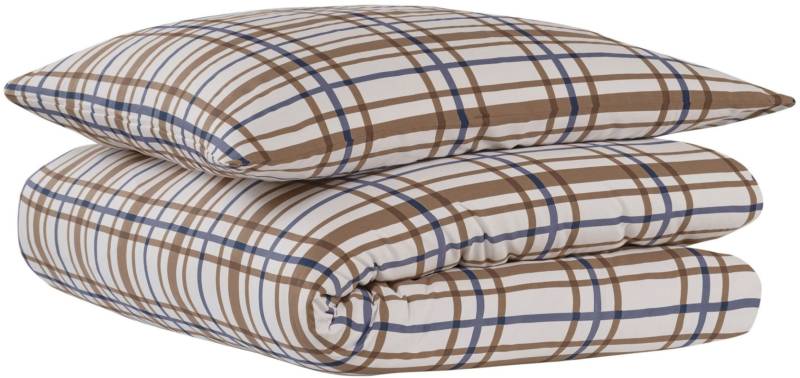 uncover by SCHIESSER Bettwäsche "Maxim aus edlem Baumwollsatin, 135x200cm + 80x80cm" 2 Stk. tlg. Made in Green von Uncover By Schiesser