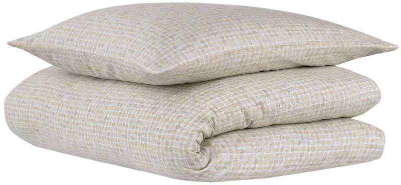 uncover by SCHIESSER Bettwäsche "Punto aus edlem Baumwollsatin, 135x200cm + 80x80cm" 2 Stk. tlg. Made in Green von Uncover By Schiesser