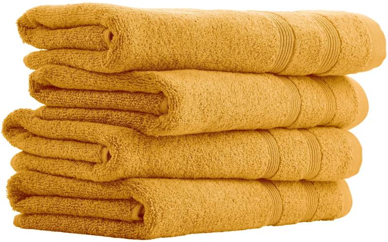 uncover by SCHIESSER Handtücher "Brooklyn mit dezenter Bordüre in Hoch-Tief-Optik" Made in Green von Uncover By Schiesser