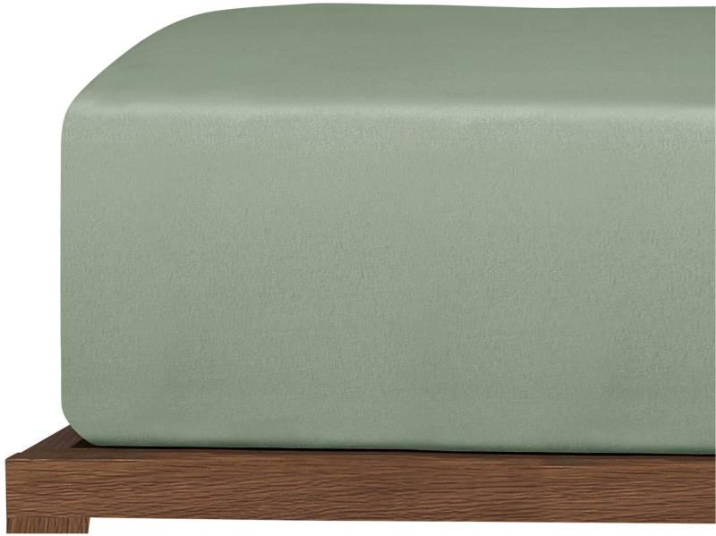 uncover by SCHIESSER Spannbettlaken "New Jersey aus 100% Baumwolle" Made in Green von Uncover By Schiesser