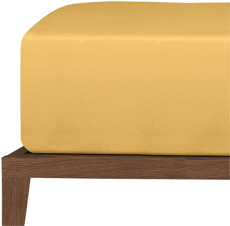 uncover by SCHIESSER Spannbettlaken "New Jersey aus 100% Baumwolle" Made in Green von Uncover By Schiesser