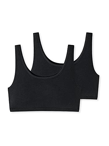 Uncover by Schiesser Damen 2pack Bustier Unterwäsche, schwarz, 3XL von Uncover by Schiesser