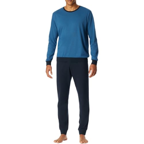 Uncover by Schiesser - Basic - Schlafanzug (50 Blau) von Uncover by Schiesser