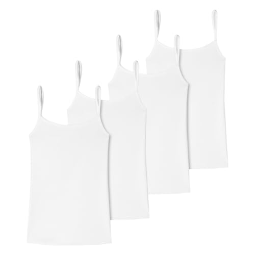 Uncover by Schiesser - Cotton - Spaghetti Top - 4er Pack (XXL Weiß) von Uncover by Schiesser