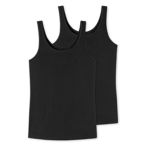 Uncover by Schiesser Damen 2PACK Trägertop Unterwäsche, schwarz, XXL Uncover by Schiesser Damen 2PACK Trägertop Unterwäsche, schwarz, XXL von Uncover by Schiesser