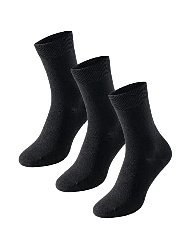 Uncover by Schiesser Damen 3 Pack Damen Socken, Schwarz, 35-38 von Uncover by Schiesser